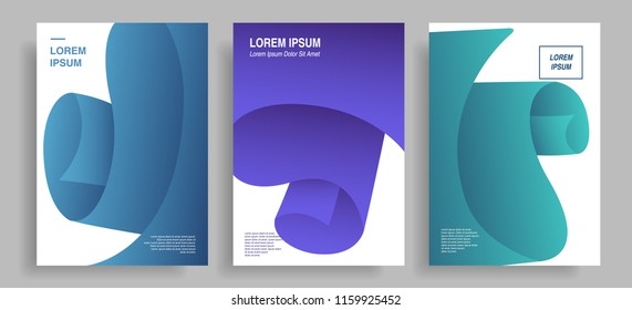 modern cover design with dynamic gradient