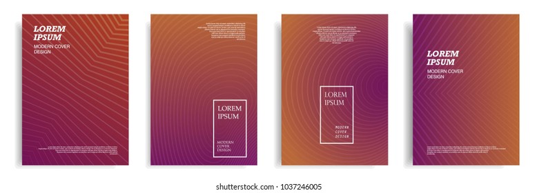 modern cover design with dynamic halftone colorful gradient