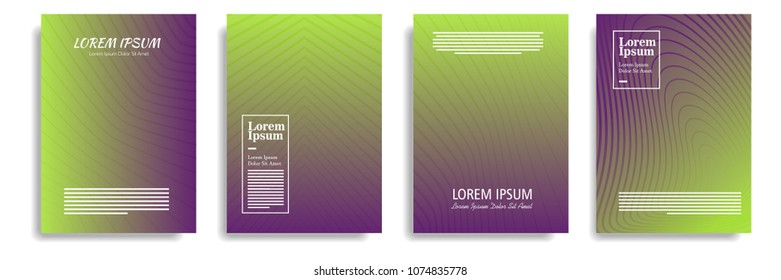modern cover design with halftone color