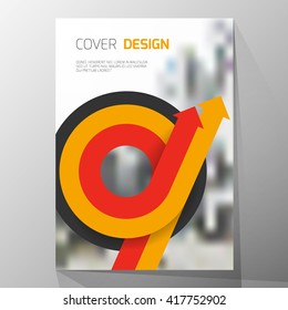 Modern cover design, layout brochure template, abstract composition, cover presentation on a4. Geometric design.