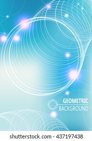 Modern cover design, layout brochure template, abstract composition, cover presentation on a4. Geometric design.