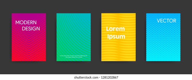 Modern cover design on dark background. Vector illustration suitable for flyers, brochures, banners.