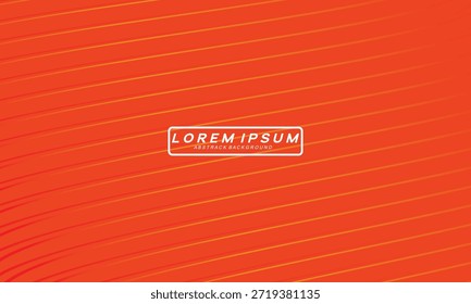 Diseño de portada moderno. Patrón abstracto de líneas onduladas (curvas) de gradiente naranja con fondo naranja de gradiente premium. Vector de línea creativa para fondo de negocios, Plantilla de folletos, folleto, volante, etc.