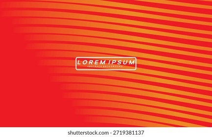 Diseño de portada moderno. Patrón abstracto de líneas onduladas (curvas) de gradiente naranja con fondo naranja de gradiente premium. Vector de línea creativa para fondo de negocios, Plantilla de folletos, folleto, volante, etc.