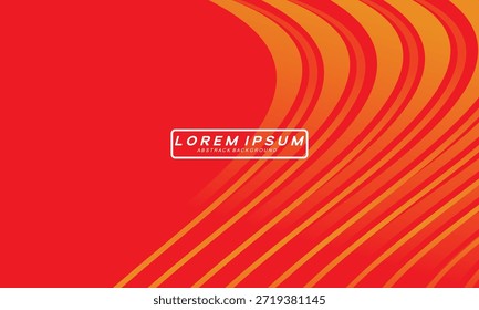 Diseño de portada moderno. Patrón abstracto de líneas onduladas (curvas) de gradiente naranja con fondo naranja de gradiente premium. Vector de línea creativa para fondo de negocios, Plantilla de folletos, folleto, volante, etc.
