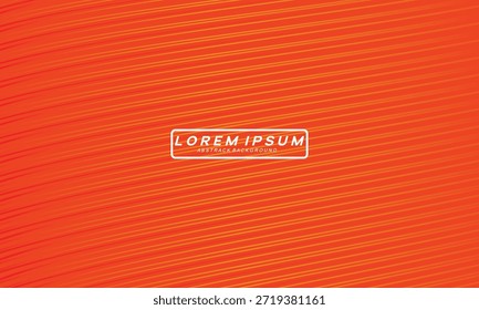 Diseño de portada moderno. Patrón abstracto de líneas onduladas (curvas) de gradiente naranja con fondo naranja de gradiente premium. Vector de línea creativa para fondo de negocios, Plantilla de folletos, folleto, volante, etc.