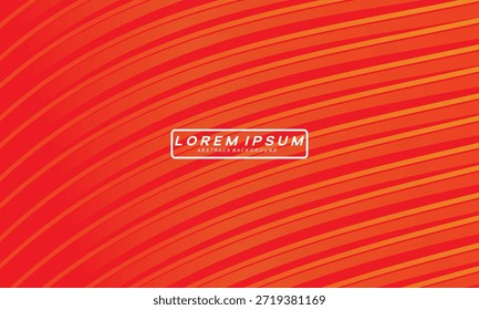 Diseño de portada moderno. Patrón abstracto de líneas onduladas (curvas) de gradiente naranja con fondo naranja de gradiente premium. Vector de línea creativa para fondo de negocios, Plantilla de folletos, folleto, volante, etc.