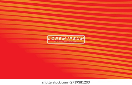 Diseño de portada moderno. Patrón abstracto de líneas onduladas (curvas) de gradiente naranja con fondo naranja de gradiente premium. Vector de línea creativa para fondo de negocios, Plantilla de folletos, folleto, volante, etc.