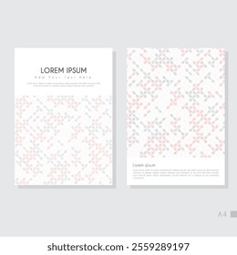 Modern cover design set. Blue, white abstract line pattern. Creative wavy stripe vector collection for business background, certificate, contemporary.