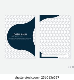 Modern cover design set. Blue, white abstract line pattern. Creative wavy stripe vector collection for business background, certificate, contemporary.