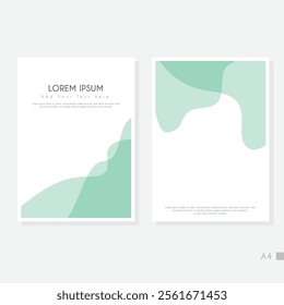 Modern cover design set. Blue, white abstract line pattern. Creative wavy stripe vector collection for business background, certificate, contemporary.
