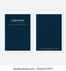 Modern cover design set. Blue, white abstract line pattern. Creative wavy stripe vector collection for business background, certificate, contemporary.
