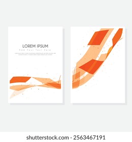 Modern cover design set. Blue, white abstract line pattern. Creative wavy stripe vector collection for business background, certificate, contemporary.
