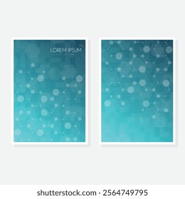 Modern cover design set. Blue, white abstract line pattern. Creative wavy stripe vector collection for business background, certificate, contemporary.
