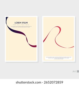 Modernes Cover Design Set. Abstraktes blaues, weißes Linienmuster. Kreative wellenförmige Streifenvektorsammlung für Geschäftshintergrund, Zertifikat, zeitgenössisch.
