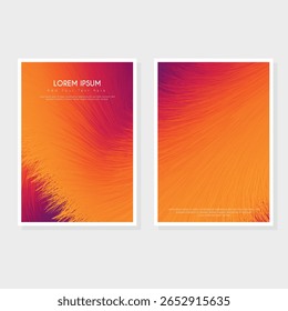 Moderno conjunto de diseño de portada. Patrón de línea abstracta azul, blanco. Colección ondulada creativa del Vector de la raya para el fondo del negocio, certificado, contemporáneo.