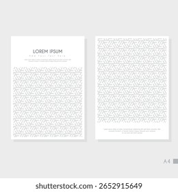 Modern cover design set. Blue, white abstract line pattern. Creative wavy stripe vector collection for business background, certificate, contemporary.