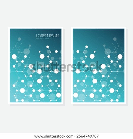 Modern cover design set. Blue, white abstract line pattern. Creative wavy stripe vector collection for business background, certificate, contemporary.

