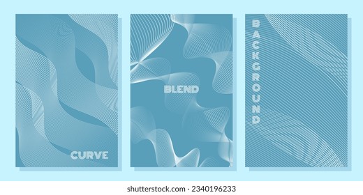 Diseño moderno de la cubierta. Patrón de línea abstracta blanca en colores monocromos. Plantilla portadora de ondulación blanca premium para el fondo de la página comercial, certificado, folleto, bloc de notas