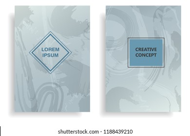 modern cover design template with abstract texture 