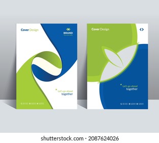 Modern Cover Design Template adept to any Project Such as Brochure, Annual Report, Catalog, Booklet, Business Proposal, Magazine, Etc