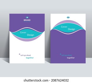 Plantilla moderna de diseño de portada adaptada a cualquier proyecto como Folleto, Informe Anual, Catálogo, Folleto, Propuesta Comercial, Revista, Etc.