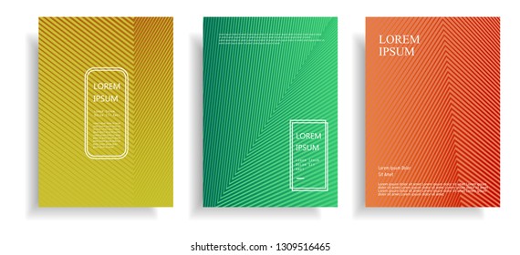 modern cover design template with colorful halftone gradient