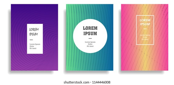 modern cover design template with dynamic colorful halftone gradient