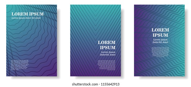 modern cover design template with dynamic halftone gradient