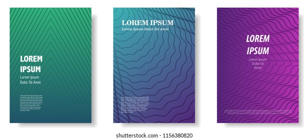 modern cover design template with dynamic halftone gradient