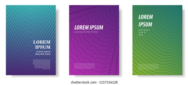 modern cover design template with dynamic halftone gradient