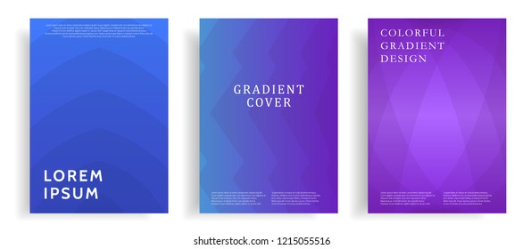 modern cover design template with dynamic halftone gradient