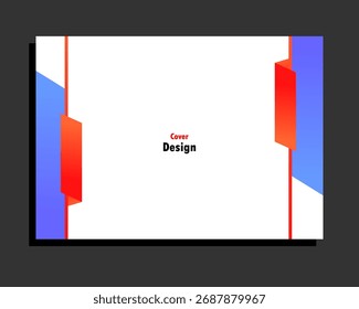 Plantillas modernas de diseño de portadas, Plantillas de Vector para folletos, Panfletos, revistas, presentaciones y cubiertas modernas de informes anuales de negocios