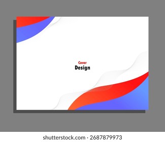 Plantillas modernas de diseño de portadas, Plantillas de Vector para folletos, Panfletos, revistas, presentaciones y cubiertas modernas de informes anuales de negocios