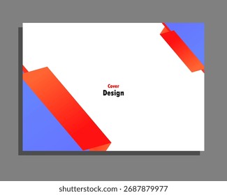 Plantillas modernas de diseño de portadas, Plantillas de Vector para folletos, Panfletos, revistas, presentaciones y cubiertas modernas de informes anuales de negocios