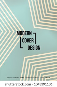 Modern Cover Design for your Business with Abstract Lines and Holography Background. Futuristic Poster, Flyer, Layout with Liquid Pattern for Branding, Identity. Vector minimalistic brochure. A4 set