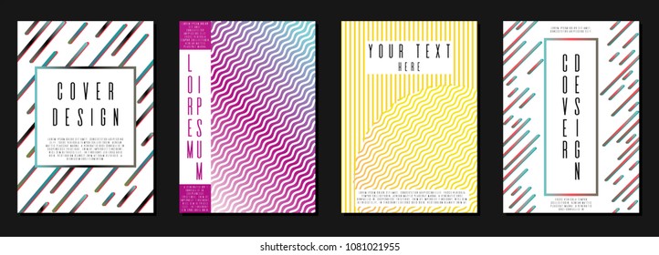 Modern cover  design for your business. Template in A4.  Can be used for poster, brochure, magazine, card, book, flyer, banner, anniversary. Trendy corporate style.