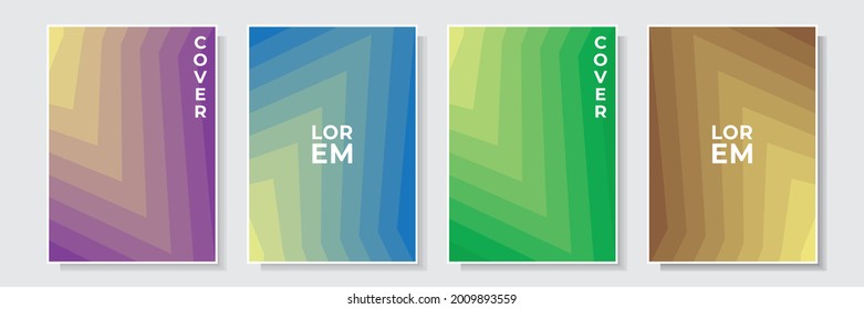 plantilla de textura de la capa moderna conjunto de diseño futurista colección de pantalla de fondo colorido gráfico vectorial