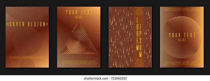 Modern cover page design for your business. Template in A4. Can be used for poster, brochure, magazine, card, book, flyer, banner. Trendy corporate style with bauhaus, memphis and hipster elements.