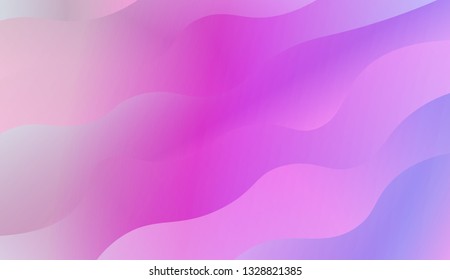 Modern cover template geometric background. Wave shapes and warm colors. Vector illustration. Gradient.