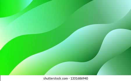 Modern cover template geometric background. Wave shapes and warm colors. Vector illustration. Gradient.