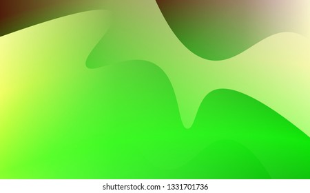 Modern cover template geometric background. Wave shapes and warm colors. Vector illustration. Gradient.