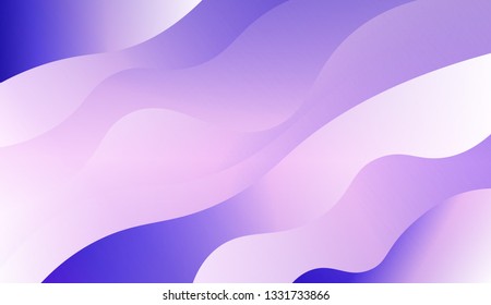 Modern cover template geometric background. Wave shapes and warm colors. Vector illustration. Gradient.
