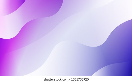 Modern cover template geometric background. Wave shapes and warm colors. Vector illustration. Gradient.