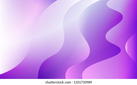 Modern cover template geometric background. Wave shapes and warm colors. Vector illustration. Gradient.