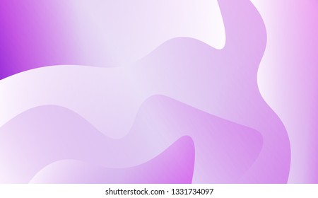 Modern cover template geometric background. Wave shapes and warm colors. Vector illustration. Gradient.