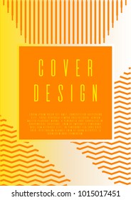 Modern coverage design for your business. Template in A4.  Can be used for poster, brochure, magazine, card, book, flyer, banner, anniversary. Trendy corporate style.