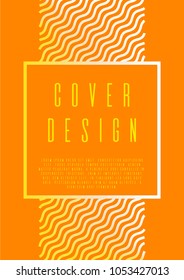 Modern coverage design for your business. Text frame surface. Can be used for poster, brochure, magazine, card, book, flyer, banner, anniversary. Trendy corporate style.
