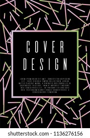 Modern coverage design for your business. Business card set. Can be used for poster, brochure, magazine, card, book, flyer, banner, anniversary
 Trendy corporate style.
