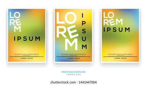 modern cover.brochure.cool background business flyer gradient mesh color design template